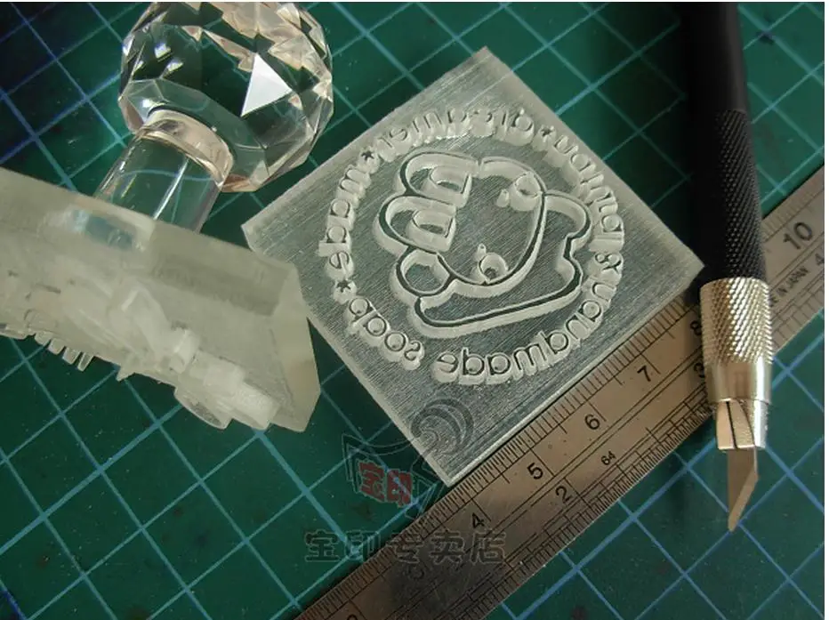 DIY Professional Custom Handmade Soap Seal Printed STAMP Can Be Mass Pattern Mini Diy Soap Stamp