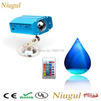 

Niugul IR Remote colourful LED Stage Light Water Wave Watermark Effect Projector Lighting Disco Bar DJ Club Disco Party Lights