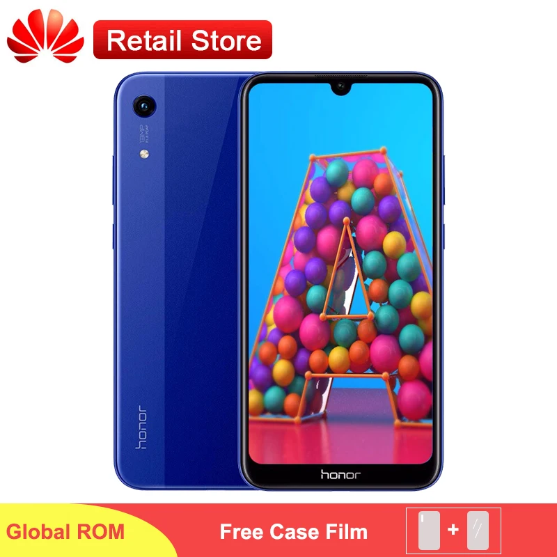 

Honor 8A Global Version/ROM Smartphone Face ID 6.09" Fullview MT6765 Octa Core Android 9 3 Slots Dual Camera LTE Phone