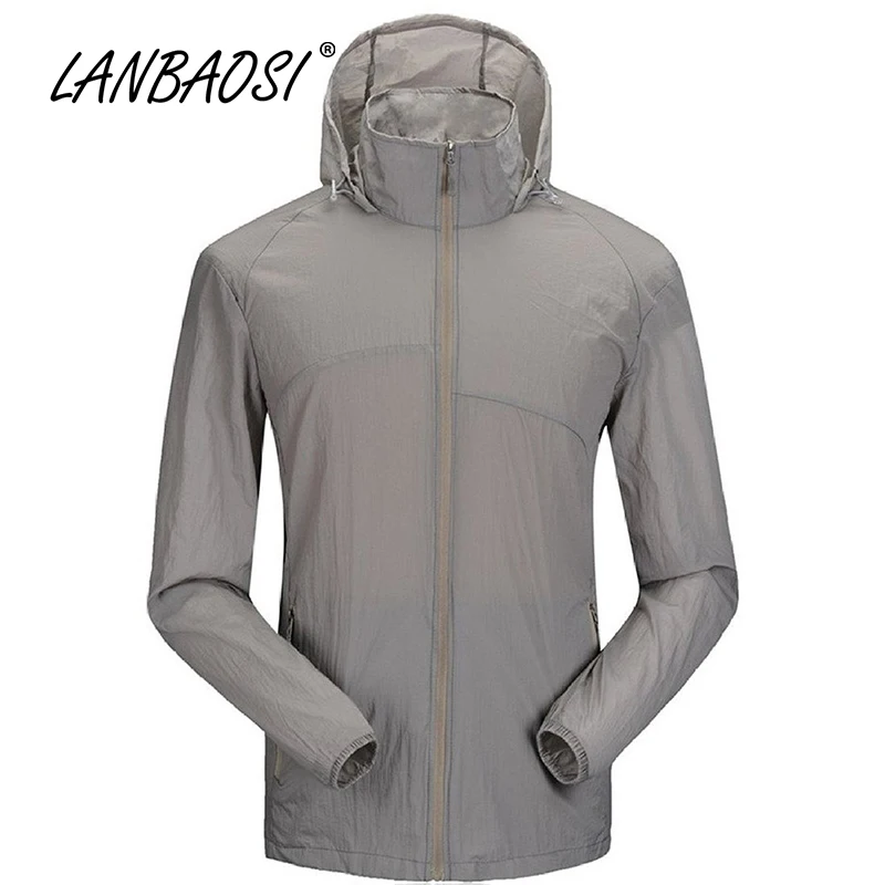 white hiking jacket