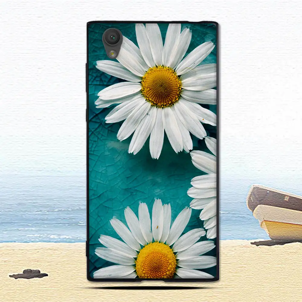 Черный чехол для Sony Xperia L1 G3311 мягкий силиконовый задняя крышка телефона из ТПУ