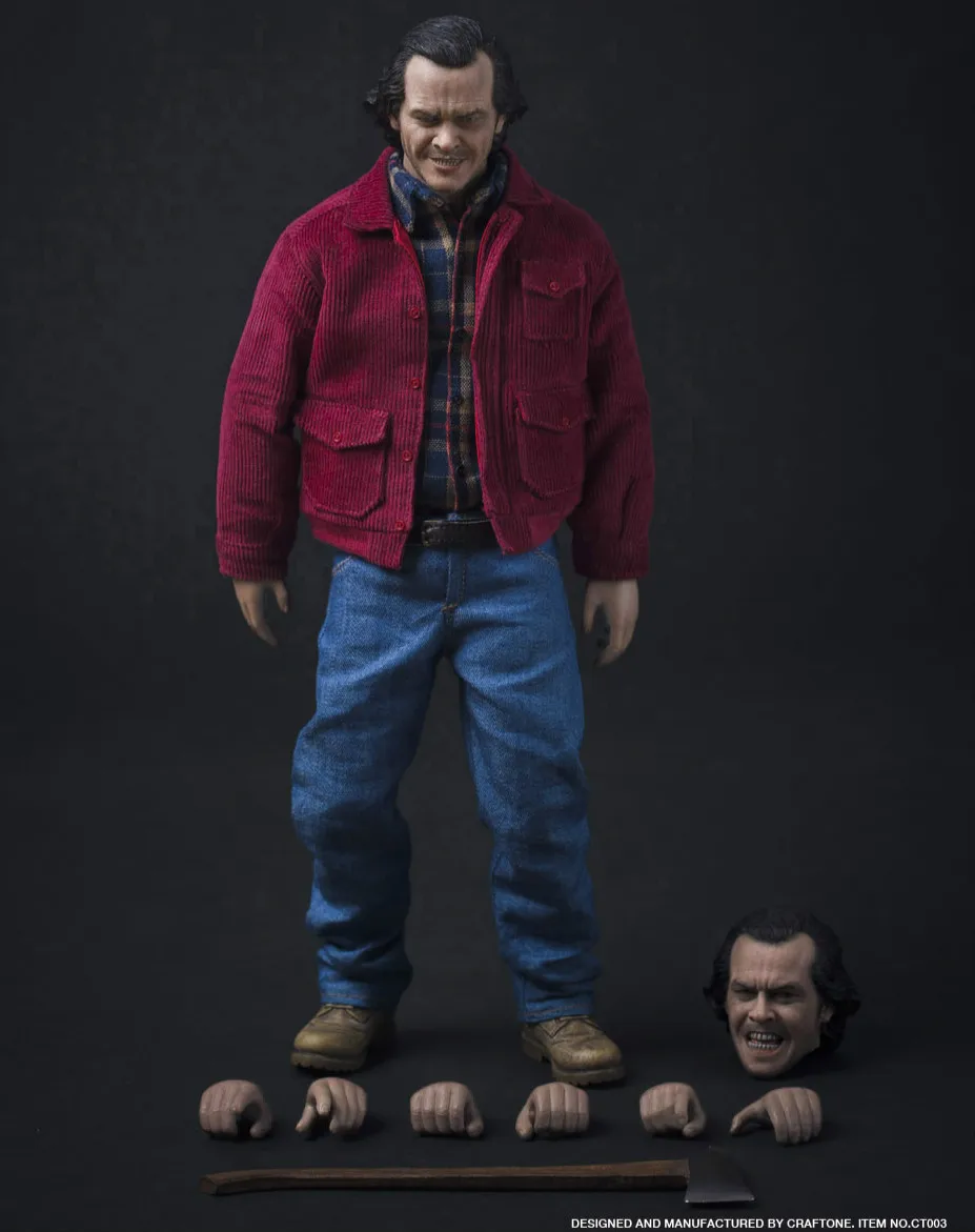 

Estartek CRAFTONE 1/6 Shocking Jack Nicholson with 2 Head Sculpt 12" Collection Action Figure for Fans Holiday Gift