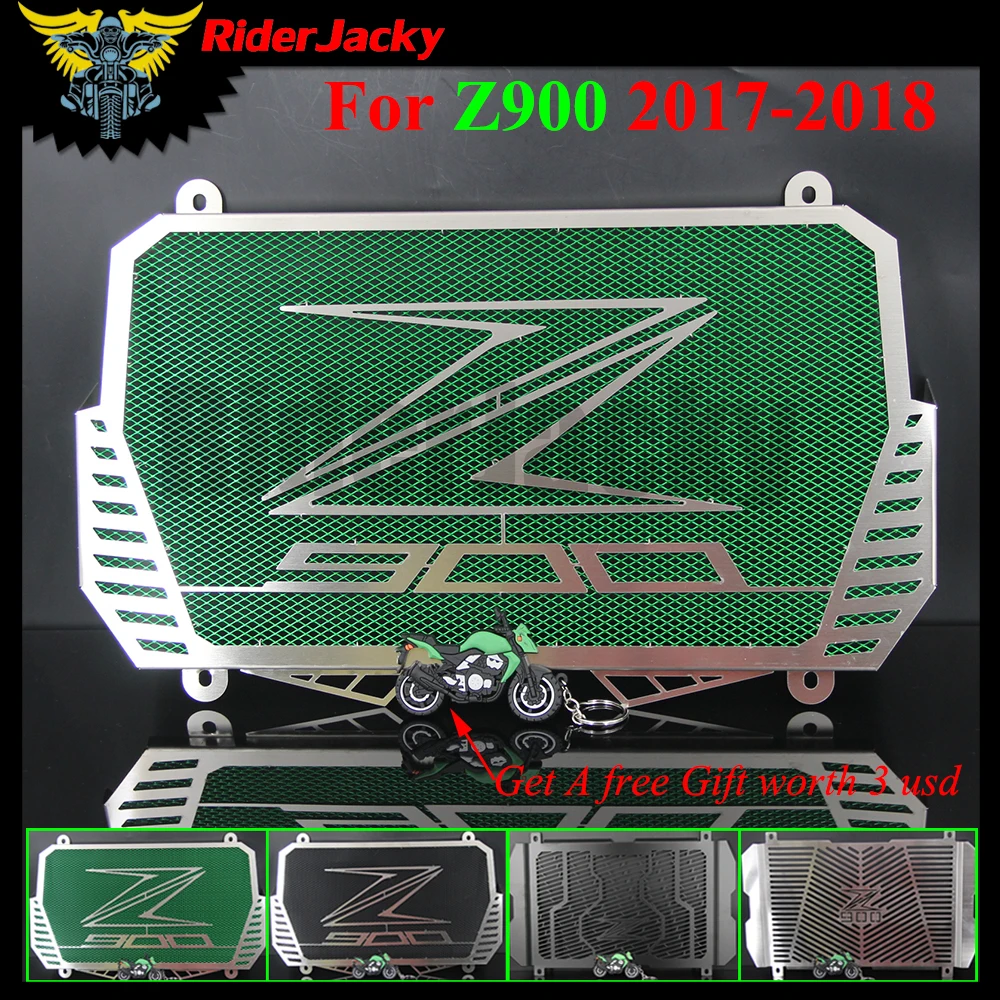 RiderJacky для Kawasaki Z900 Z 900 мотоциклетный радиатор Защитная крышка из нержавеющей стали(4 варианта