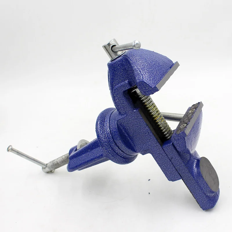 Стол 50 мм тиски чугунные тяжелые маленькие универсальные вращающиеся