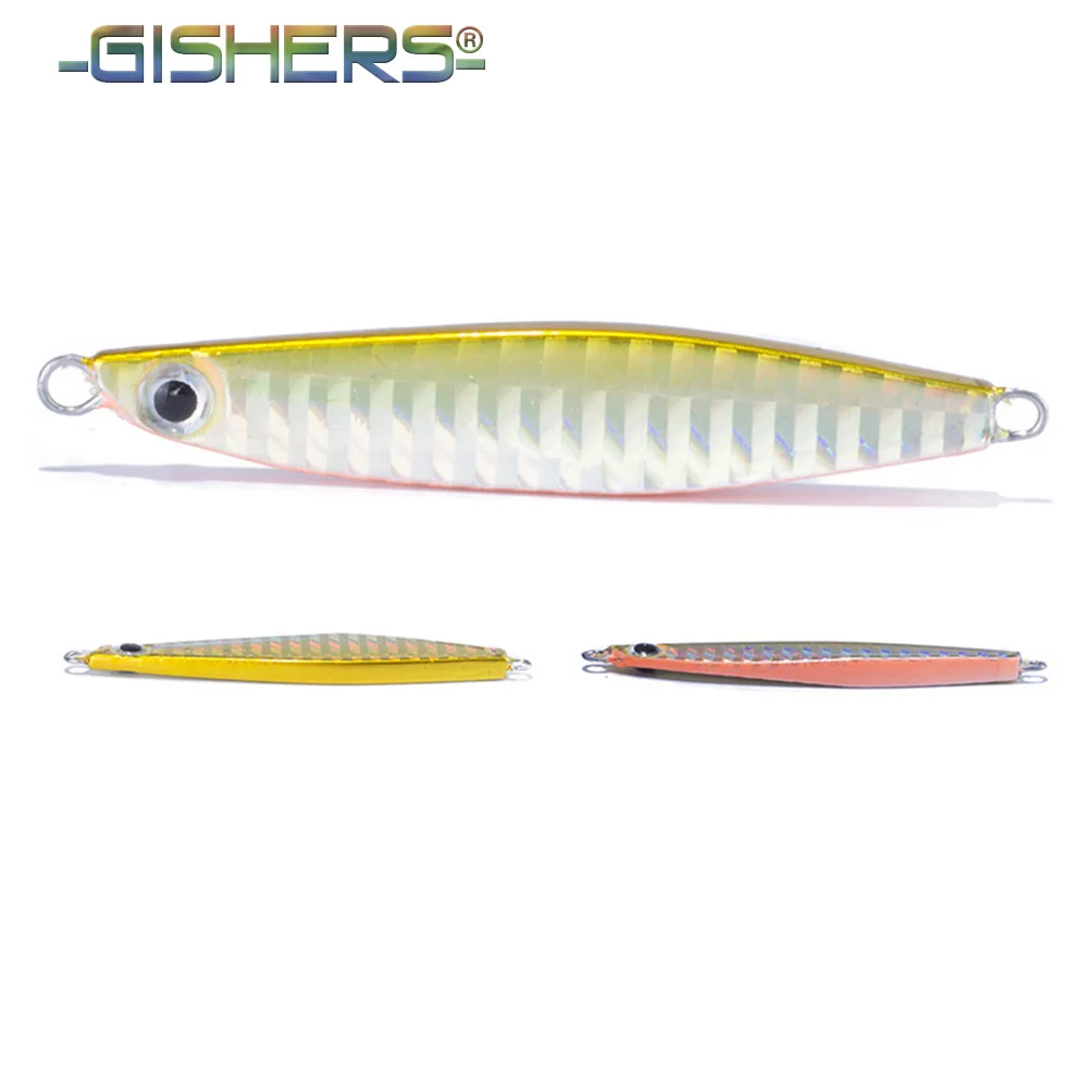 Gishers Jig 22g 70mm knife Jigging Seawater Spoon Slow Jigging Lure
