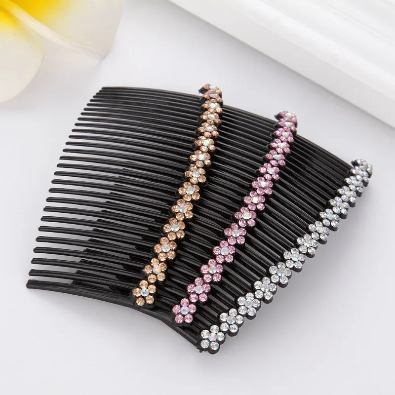 

Hairpns Hairs Accessories New Women Headwear Liu Haifa Comb Insert Comb Korean Hair Jewelry Plate Hair Comb Rhinestone Combs