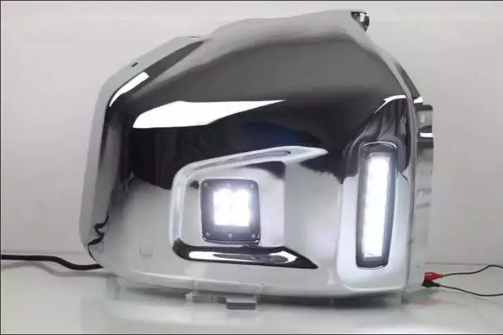 

New arrival top quality led drl daytime running light fog lamp front bumper light case for toyota tundra 2015