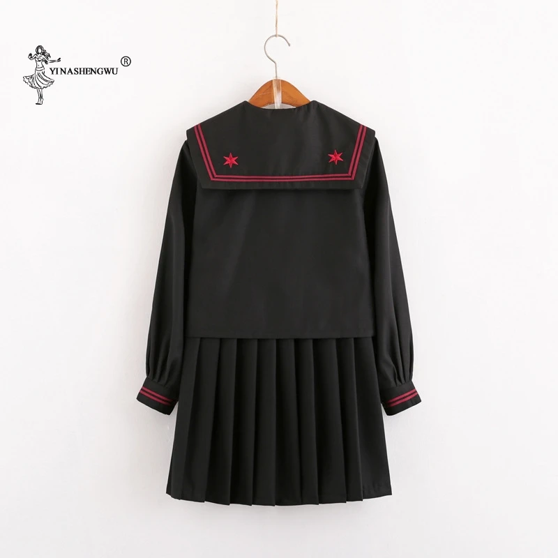 Japanese Korean Sailor Suit Version Short Skirts School Girl Jk Uniform Pleated Skirt School Uniform Cosplay Student Jk Academy