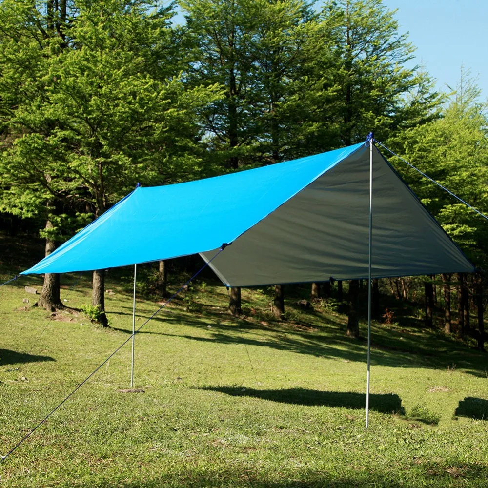 Us 1998 20 Offultralight Hammock Canopy Outdoor Camping Plaid Waterproof Uv Shade 33 Meter In Sun Shelter From Sports Entertainment On