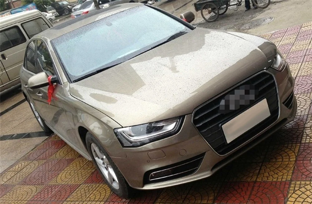 Для Audi A4L 2013 прозрачный автомобильный налобный фонарь с прозрачными линзами