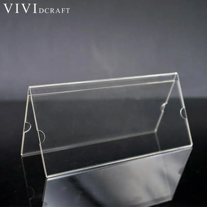 Vividcraft Transparent Triangle Double Sided V Shape Creative
