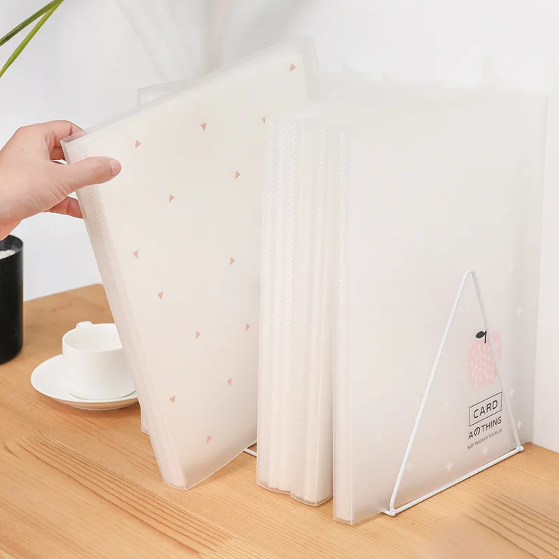 Plastic Display Book file folder bag A4 document holder 20 40 60 pages