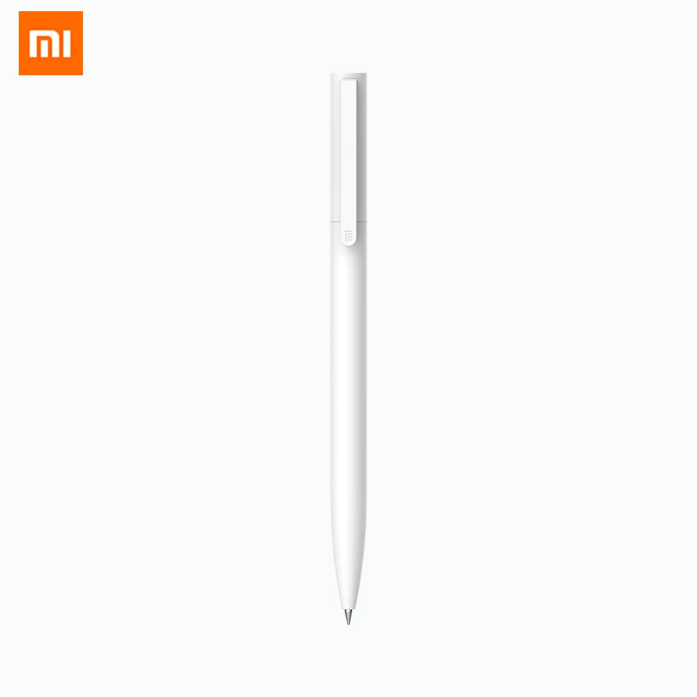 

Original Xiaomi Mijia 10Pcs Gel Pens No Cap Black Ink Writing Pen White PREMEC Smooth Switzerland Refill MiKuni Japan Ink black