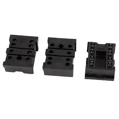 

5 Pieces Black 8 Pin Auto Car General Relay Socket Base Holder 18F-2Z-A2 7A 250V