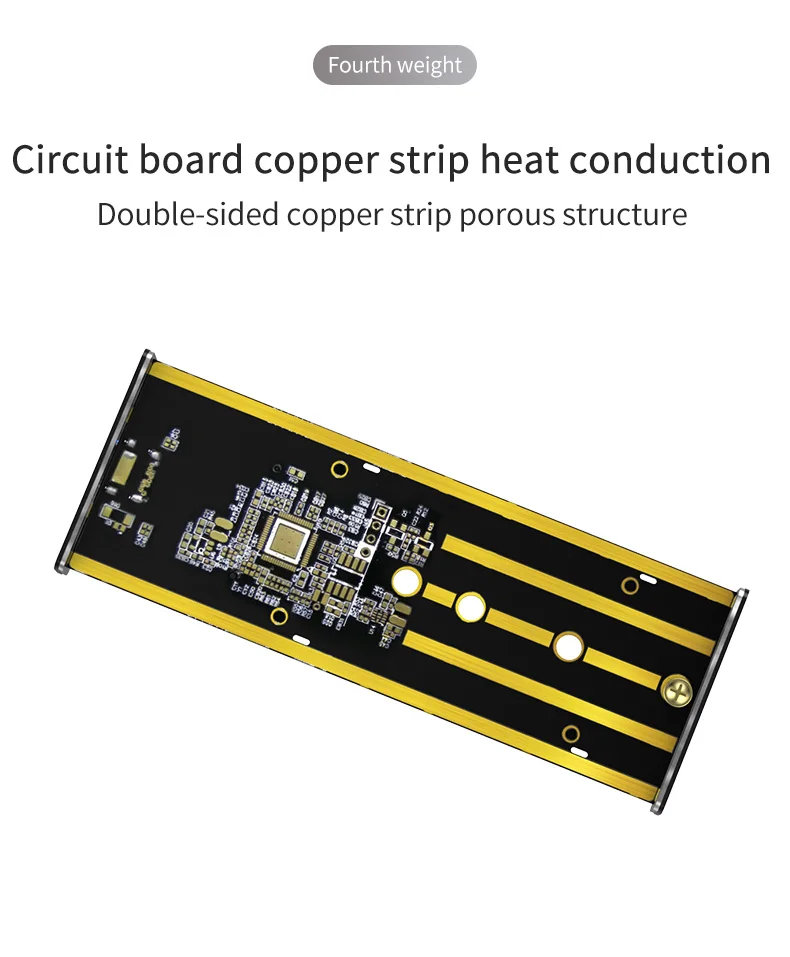 Портативный корпус SSD PCIE NVMe M.2 ssd чехол Чехол на жесткий диск s с разъемом тепла Тип c 3,1 высокоскоростной корпус