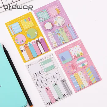 

Candy Colors Kawaii Panda Memo Pad Paper Stickers Cartoon Notes for Kids Gift Korean Stationery