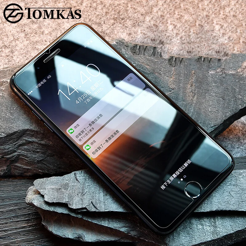 Tomkas Screen Protectors Glass For iPhone 6 On Glass 6s 7 8 Plus Ultra-thin Tempered Glass For iPhone 7 Screen Protector Glass (1)