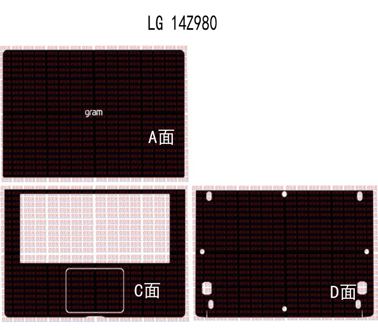 Ноутбук из углеродного волокна виниловые наклейки на кожу чехол для нового LG Gram 14Z980 14"