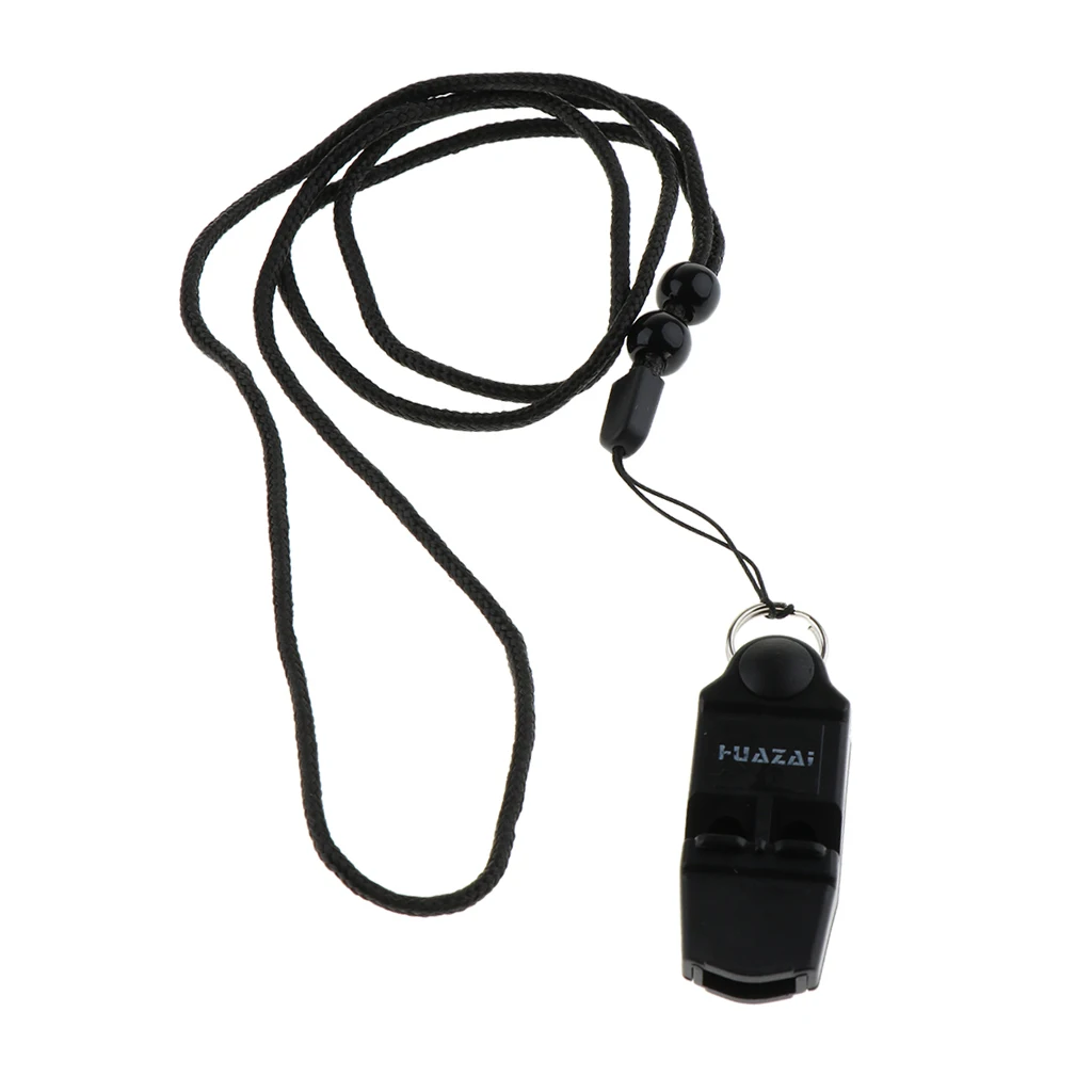 Safety Referee Whistle Survival Whistle With Lanyard Universal - Loud and Easy to Control - Outdoor Sports and Rescue Tool