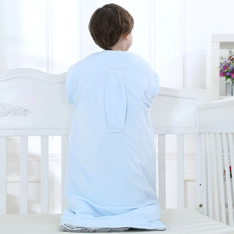 Bolsa de Dormir Primavera e Outono Anos de Idade Fewiyoni Bebê Inverno Kick-proof Colcha Crianças Grosso Mangas Removíveis 0-5 9 Fewiyoni bebê saco de dormir inverno kick-proof