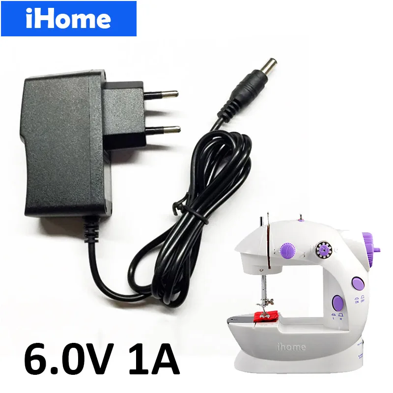 

6V 1A And 6.0V 1000mA Power Adapter for Household Mini Sewing Machine IH201 IH202 IH208