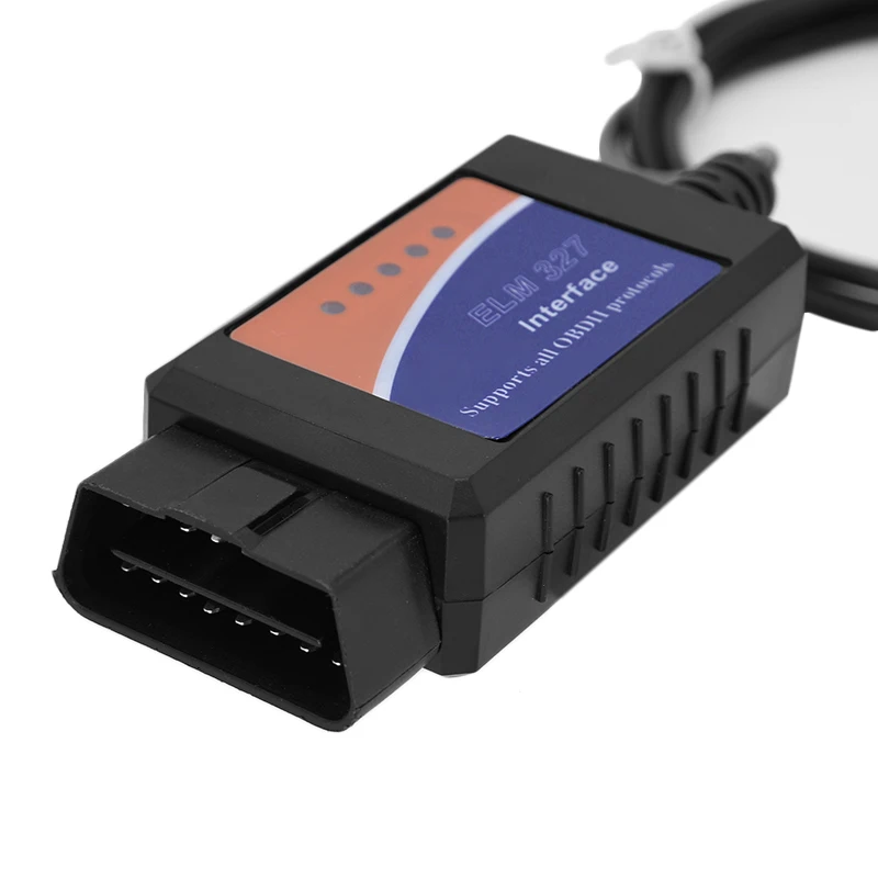 ELM327 USB интерфейс OBD2 разъем ELM 327 V 1,5 OBD 2 V1.5 автоматический сканер ELM-327 сканер