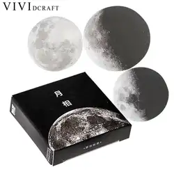 Vividcraft ручной работы DIY Стикеры s 45 шт./кор. Moon Стиль мини Бумага украшения записки Тетрадь альбом уплотнение Стикеры канцелярские