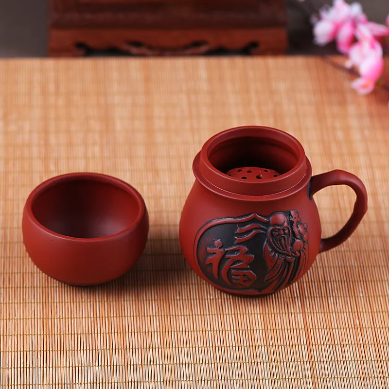 Beste Traditionele Chinese Paarse Klei mok kerst mok kopjes en mokken grinch kerst Cover cup I023