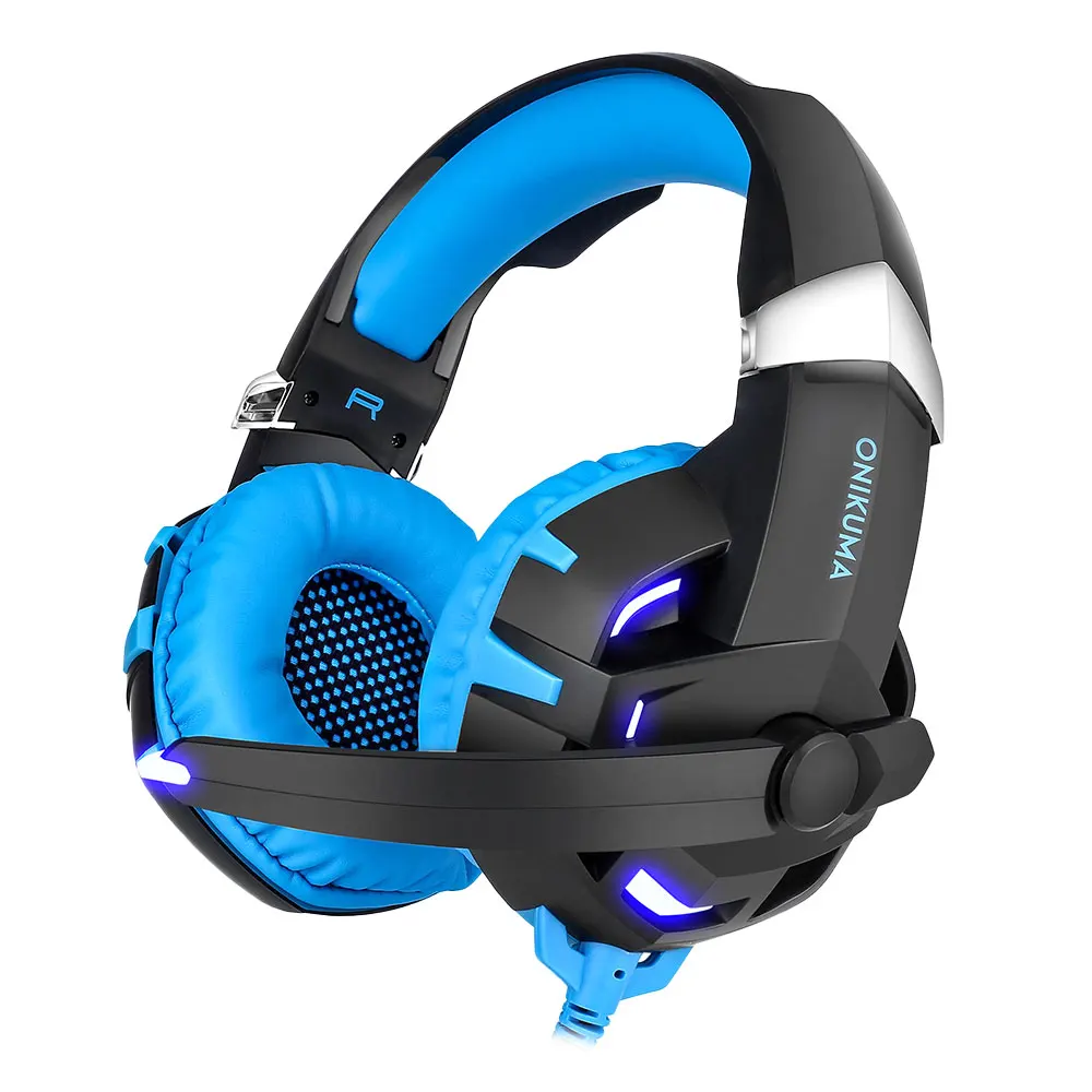 Onikuma K2 Stereo Gaming Headset Led Light 7.1 Sound Overear Headphone