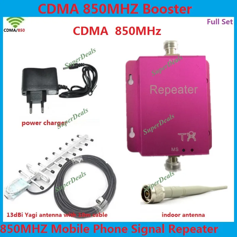 

13dB Yagi Antenna + 850MHz CDMA Signal Booster GSM Signal Repeater gsm 2g Cellular Signal Booster Repeater lte 4g amplifiers