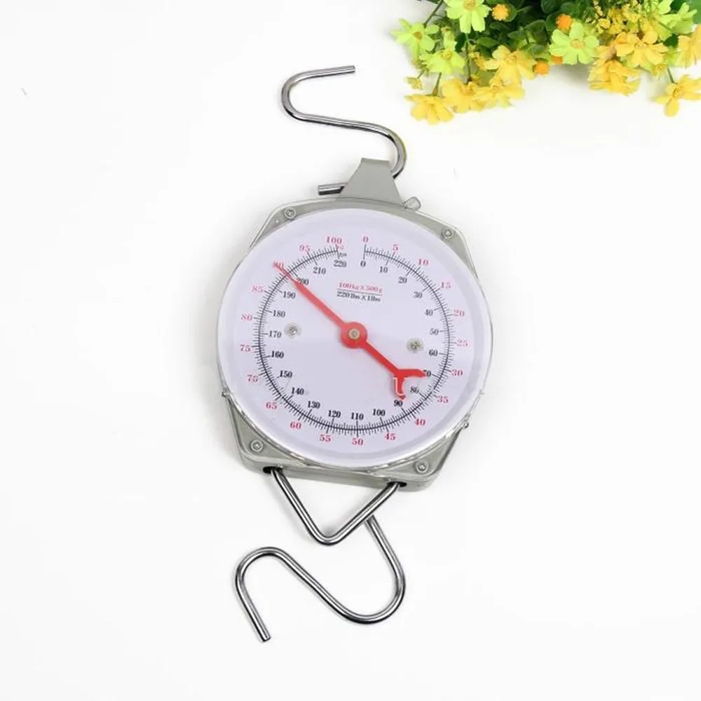 

Fishing Hunting Kitchen Metal Hanging Scale 100kg / 220lb