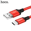 HOCO USB Type-C Fast Charge Cable USB-A to Type-C 3A Quick Charger Cables Date sync Wire for MacBook Samsung Xiaomi Redmi Huawei ► Photo 1/6