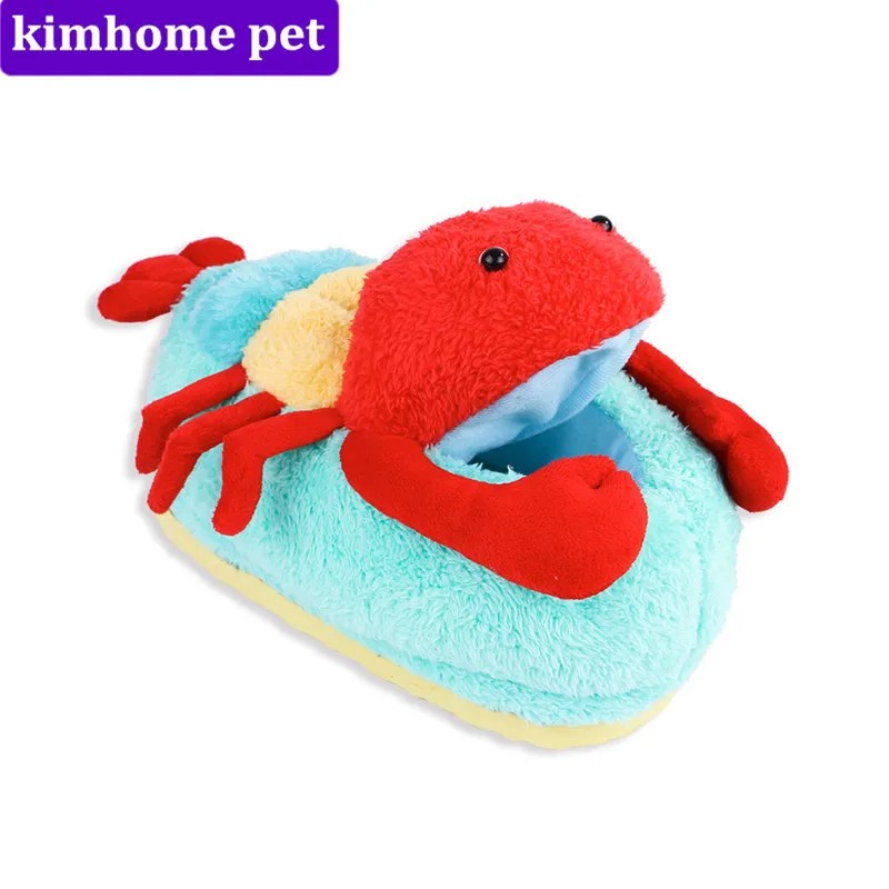 

2018 Shark/Shrimp/Clownfish/Puffer fish House Plush Soft Animals Hamster Bed Chinchillas Squirrel Bed Small Pet Products CCG125
