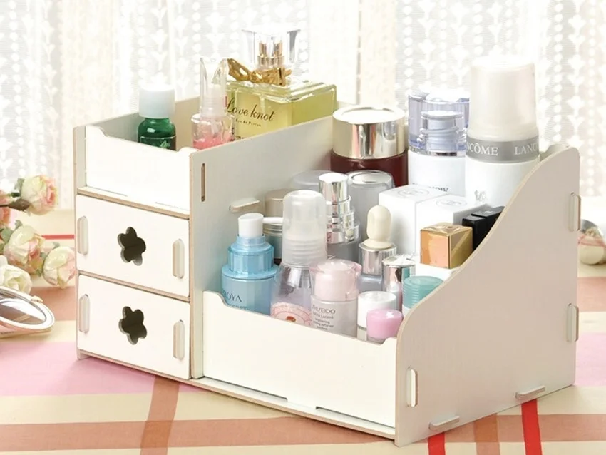 

Special box wooden desktop box drawer type cosmetic storage box