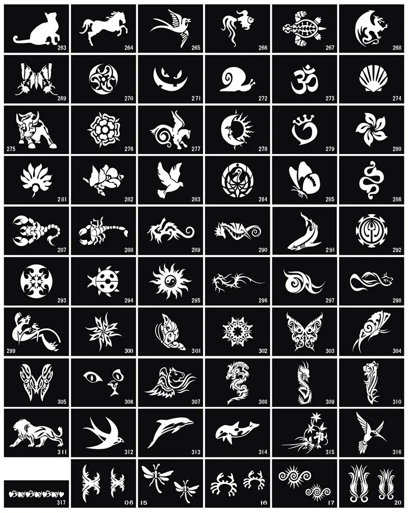 50pcs lot temporary glitter tattoo stencil for flash body paint 50pcs lot temporary glitter tattoo stencil for flash body paint