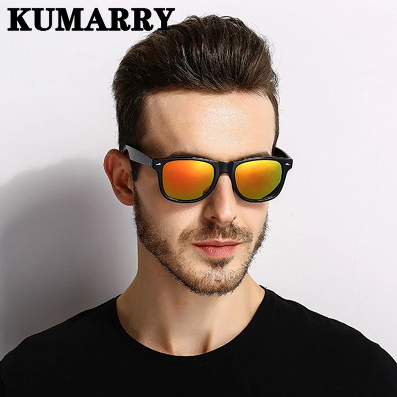 KUMARRY винтажные поляризационные солнцезащитные очки для мужчин и женщин