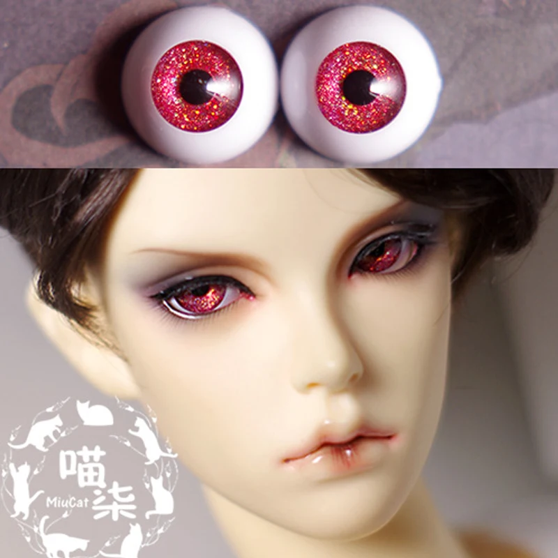 1Pair Retail Beautiful Acrylic Eyes Doll Accessories BJD Doll Eyes 12MM