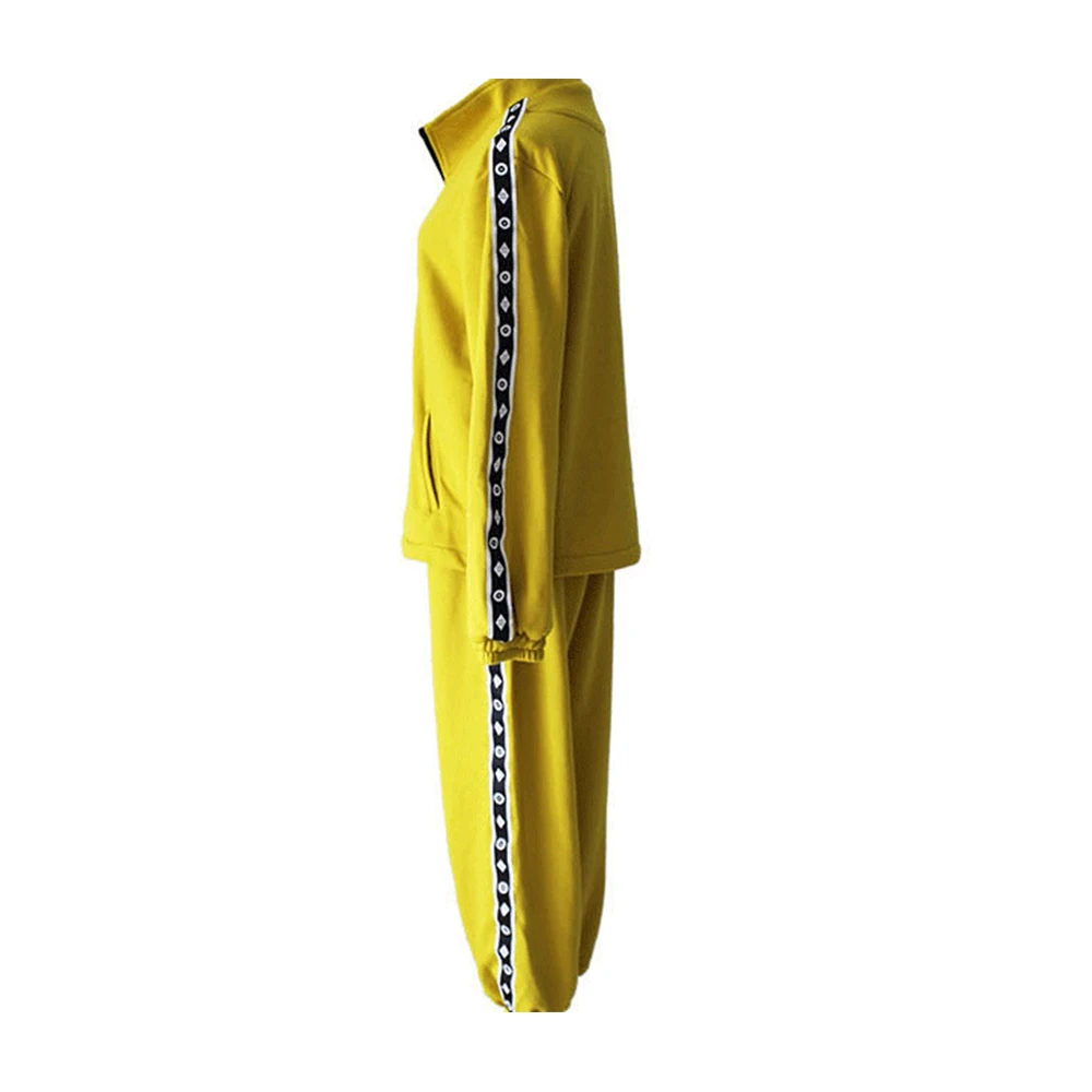  Game PUBG Playerunknown's Battlegrounds Cosplay Costume Yellow Coat Pants Full Sets Halloween Chris