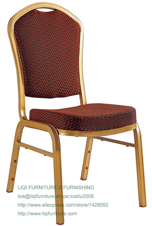 

wholesale quality strong modern aluminum stacking banquet chairs LQ-L209