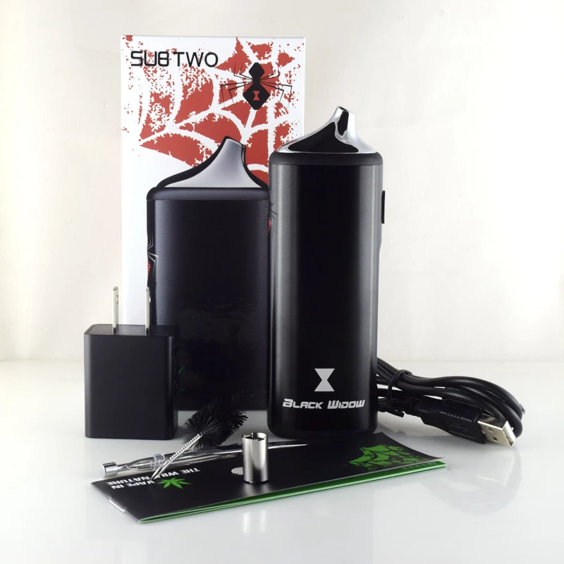 

Original electronic cigarette Dry Herb 2200mah Kingtons Black window Dry Herb Vaporizer vape vape pen e-cigarette