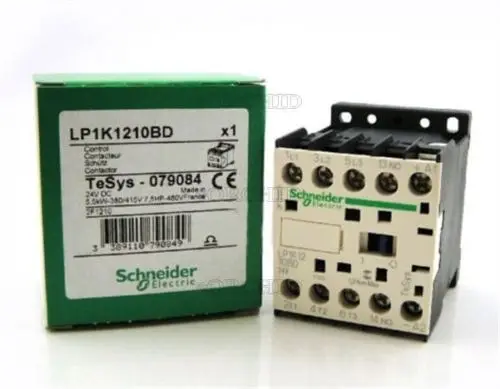 2PCS Sch+ Contactor Lp1k1210bd 24Vdc Industrial Use Automation Indust I ...
