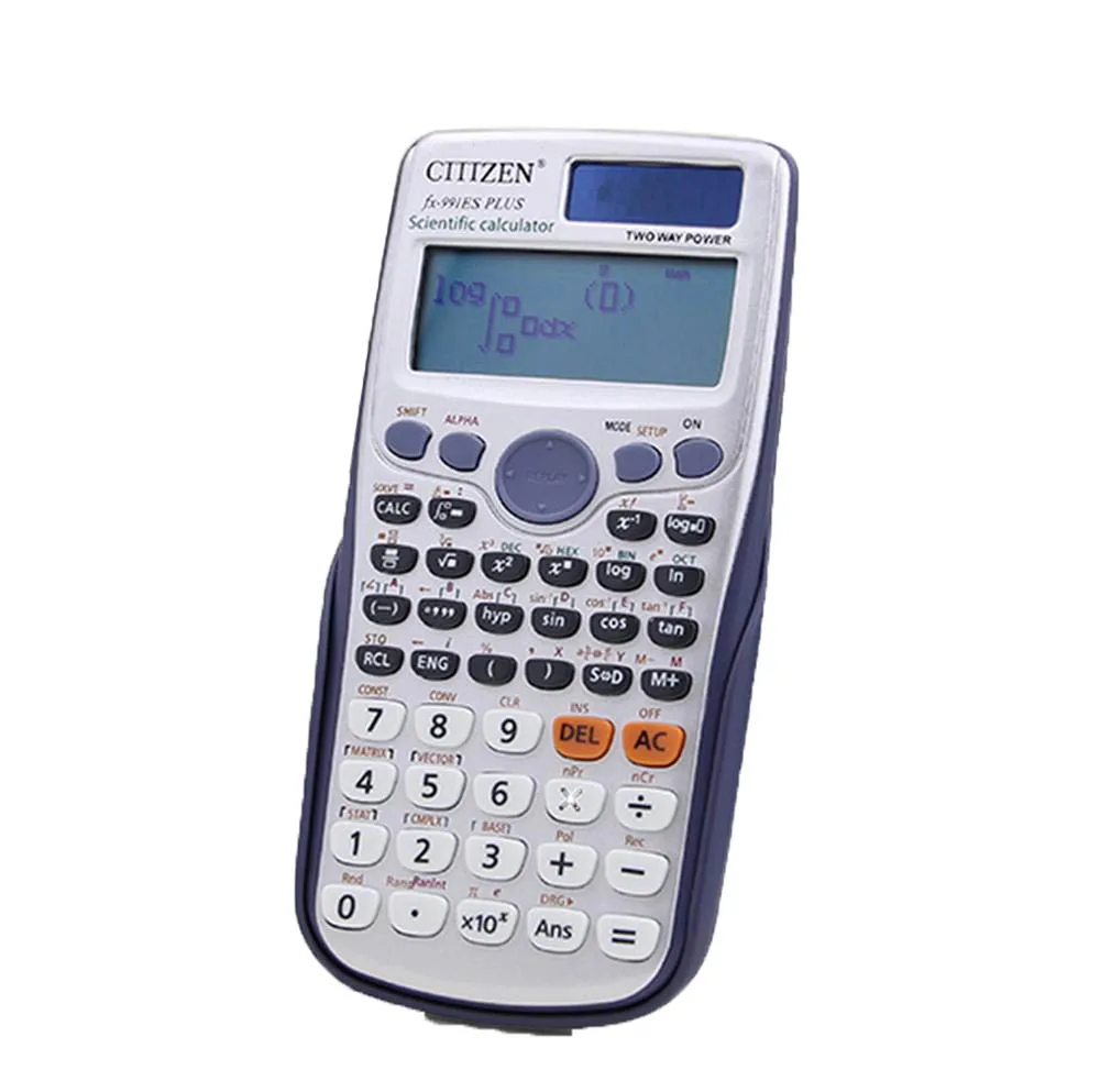  991E Scientific Touch Keyboard Calculator LED Display Pocket Handheld Student Calculator