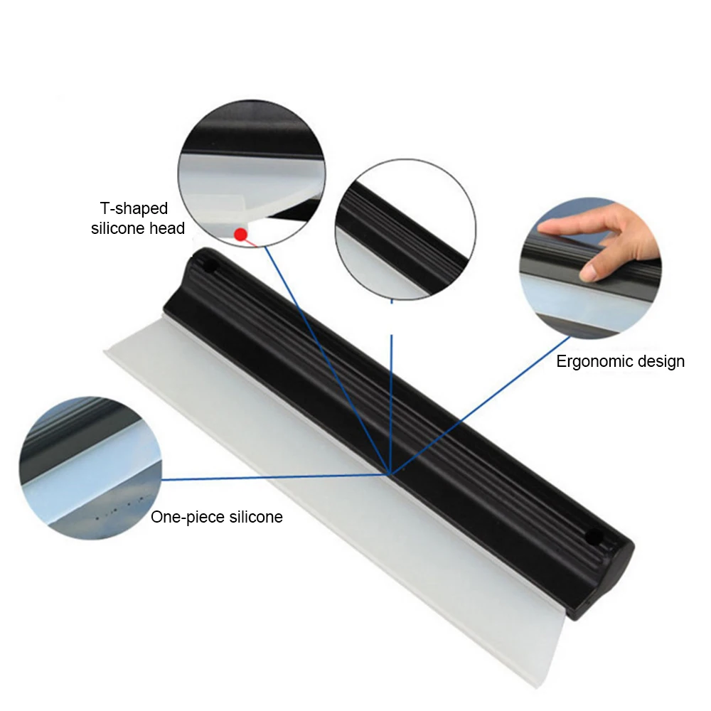 Щетка для чистки лобового стекла автомобиля легко блестит Авто Очищающая высушивающая Щетка стеклоочистителя резиновый скребок для чистки стекла Щетка для окна