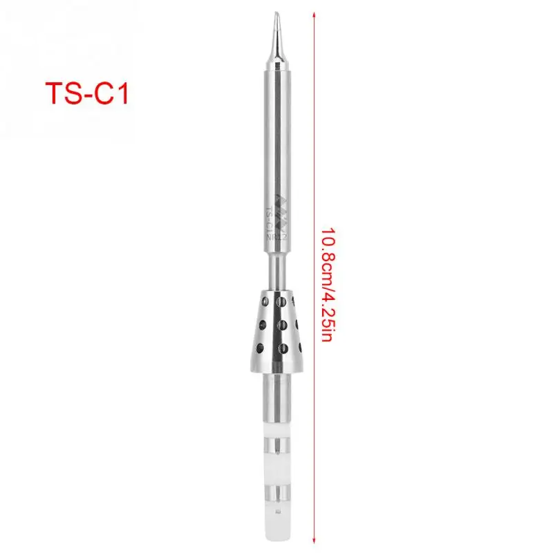 Нержавеющая сталь TS100 жал Замена припой советы T1-C TS-ILS паяльник Наплавка режущей кромки инструмента набор инструментов - Цвет: T1-C