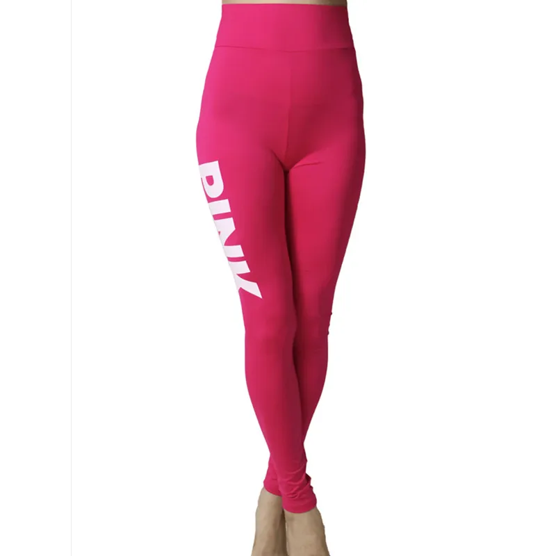 FCCEXIO, женские новые тонкие розовые леггинсы с высокой талией, женские розовые леггинсы с надписью Love, леггинсы для тренировок, спортивные тонкие леггинсы для фитнеса