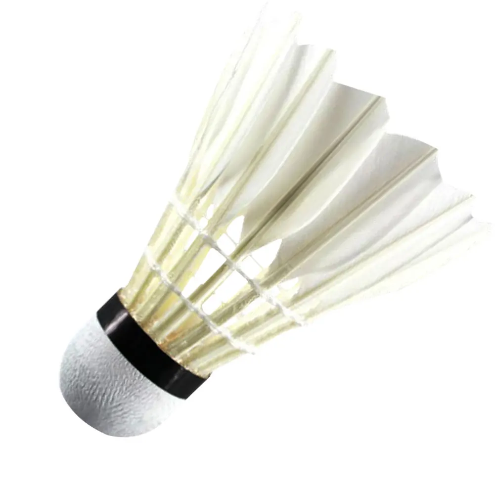 12 piezas del Faux de vuelo estable volantes + 60E bádminton bolas