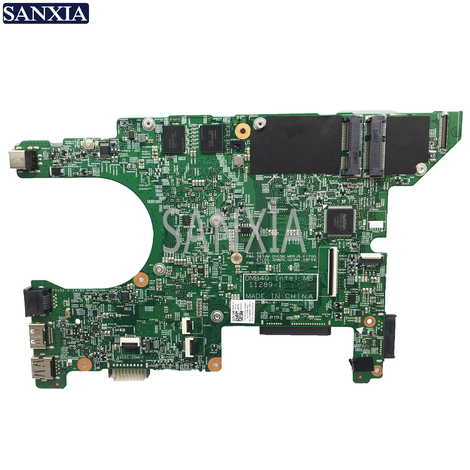 KEFU 11289-1 اللوحة المحمول لديل انسبايرون 14z 5423 اللوحة الأصلية 100% اختبار I3-2367M AMD-فيديو بطاقة