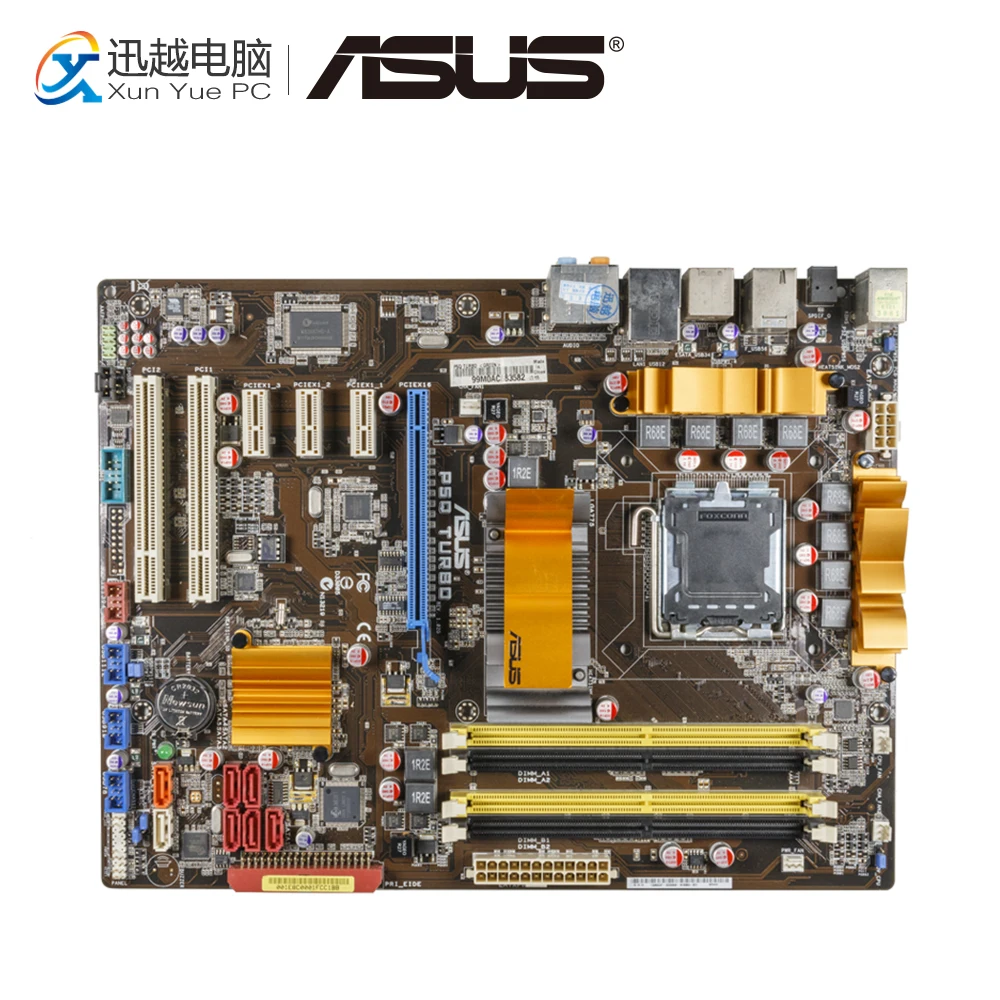 

Asus P5Q Turbo Desktop Motherboard P45 Socket LGA 775 DDR2 16G SATA2 USB2.0 ATX
