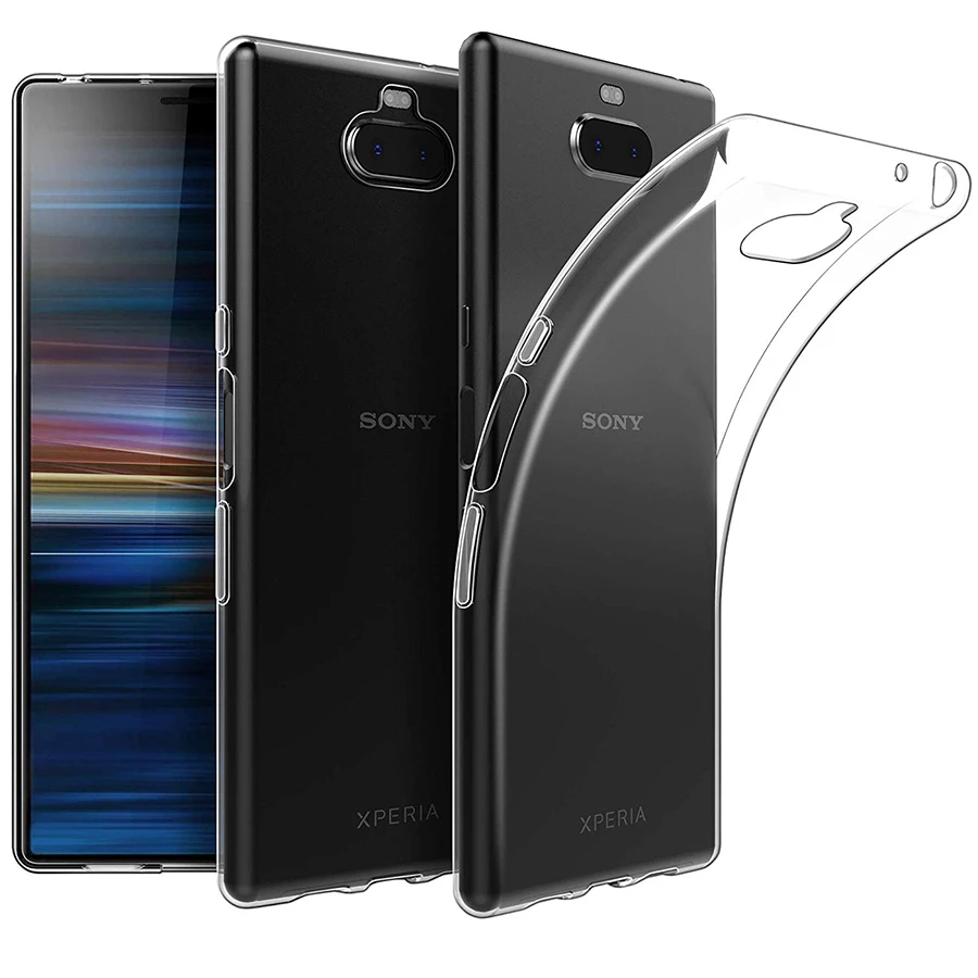 

Fizazi Soft Clear TPU Cover Case for Sony Xperia 1 10 XZ XZ1 XZ2 Compact XZs XZ3 Premium XA XA1 Plus XA2 Ultra Silicone Case