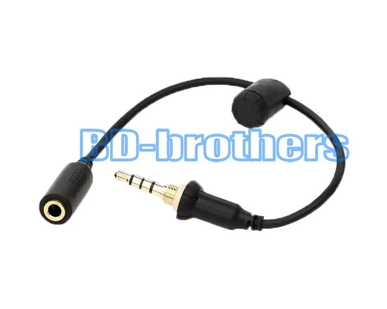 Waterproof Cover Headphone Adapter Plug Replacement Cable 3.5mm Female